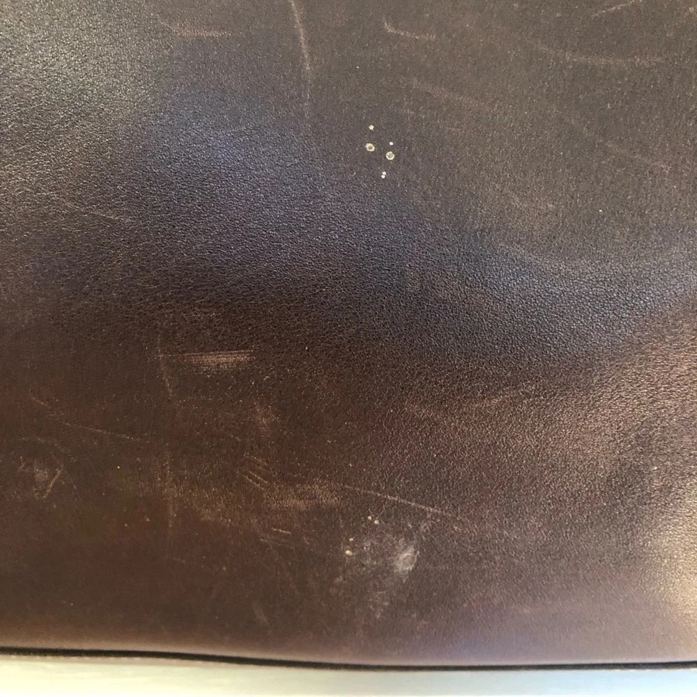 Vintage Leather Coach Tote Bag